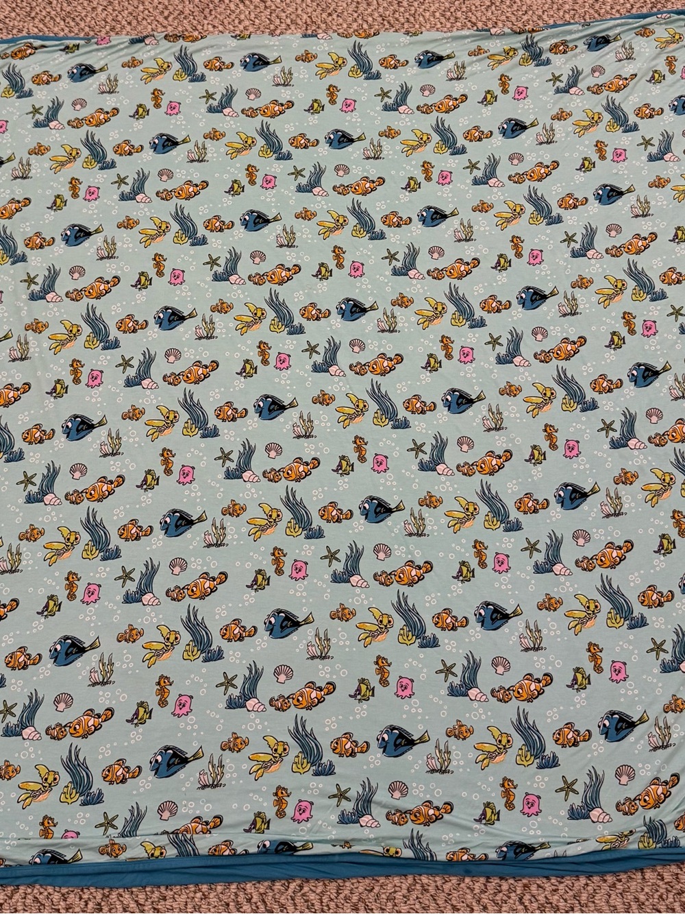 Little Sleepies finding Nemo cloud blanket